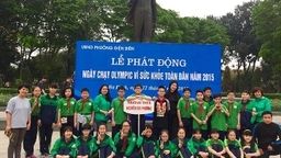 Học sinh trường thcs Nguyễn Tri Phương sôi nổi hưởng ứng Ngày chạy Olympic vì sức khỏe toàn dân 2015