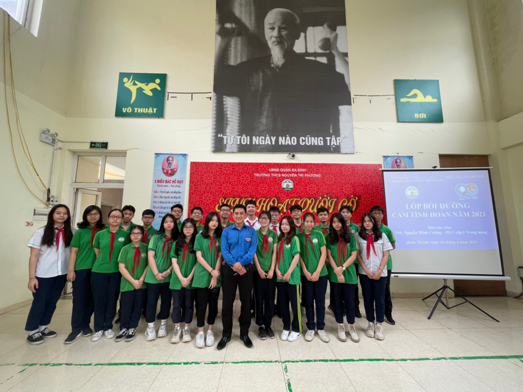 Đoàn thanh niên gọi tên học sinh THCS Nguyễn Tri Phương