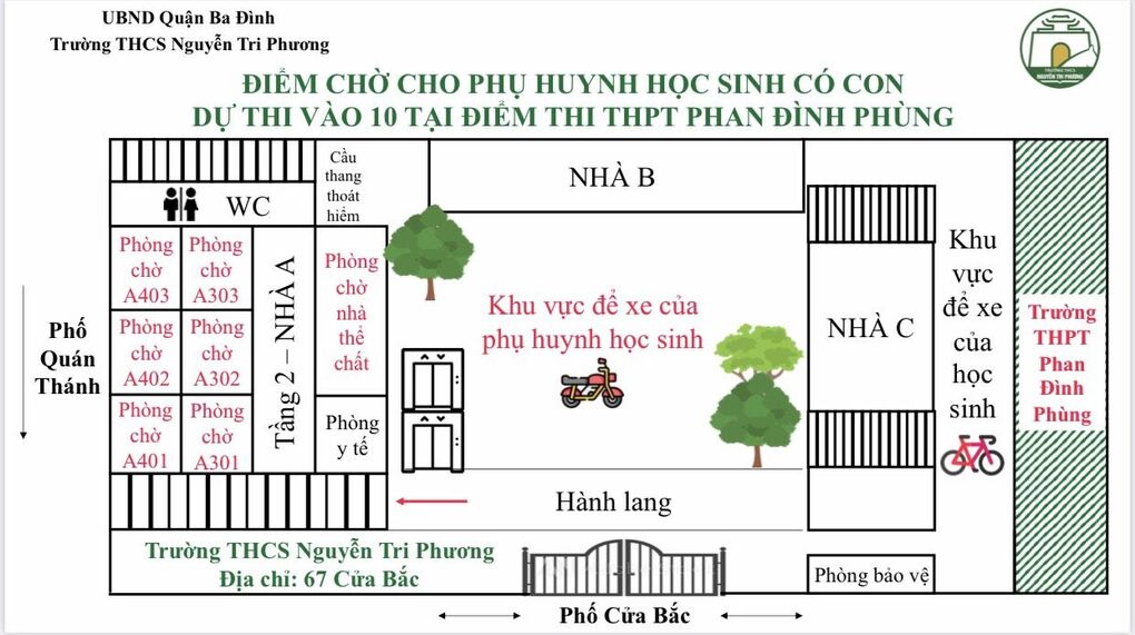 Trường THCS Nguyễn Tri Phương đã sẵn sàng là điểm chờ - Hậu phương an toàn cho mùa thi THPT ngày 12, 13 tháng 6 năm 2021