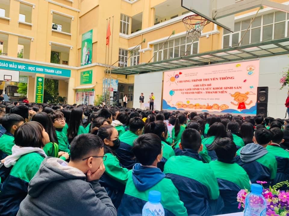 Giáo dục giới tính và sức khoẻ sinh sản vị thành niên - thanh niên của trường THCS Nguyễn Tri Phương (Ba Đình,Hà Nội)