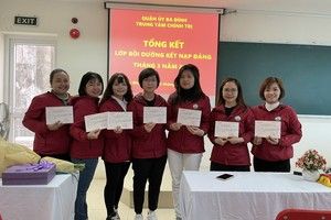 Hoàn thành “Lớp học cảm tình Đảng 3/2022”, 7 quần chúng ưu tú của trường THCS Nguyễn Tri Phương đã trở thành lực lượng bổ sung nguồn nội lực bền vững cho sự phát triển của Chi bộ nhà trường
