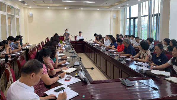 Phòng GDĐT quận Ba Đình tổ chức Hội nghị tổng kết năm học 2021-2022, triển khai nhiệm vụ năm học 2022-2023 cấp THCS