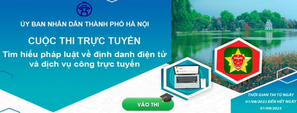 Trường THCS Nguyễn Tri Phương, quận Ba Đình triển khai Cuộc thi trực tuyến “Tìm hiểu pháp luật về định danh điện tử và các dịch vụ công trực tuyến”